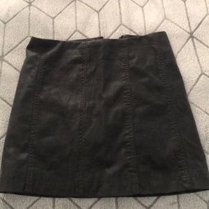 Leather skirt